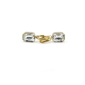 Ατσάλινα σκουλαρίκια σε χρυσή απόχρωση, Stainless steel earrings