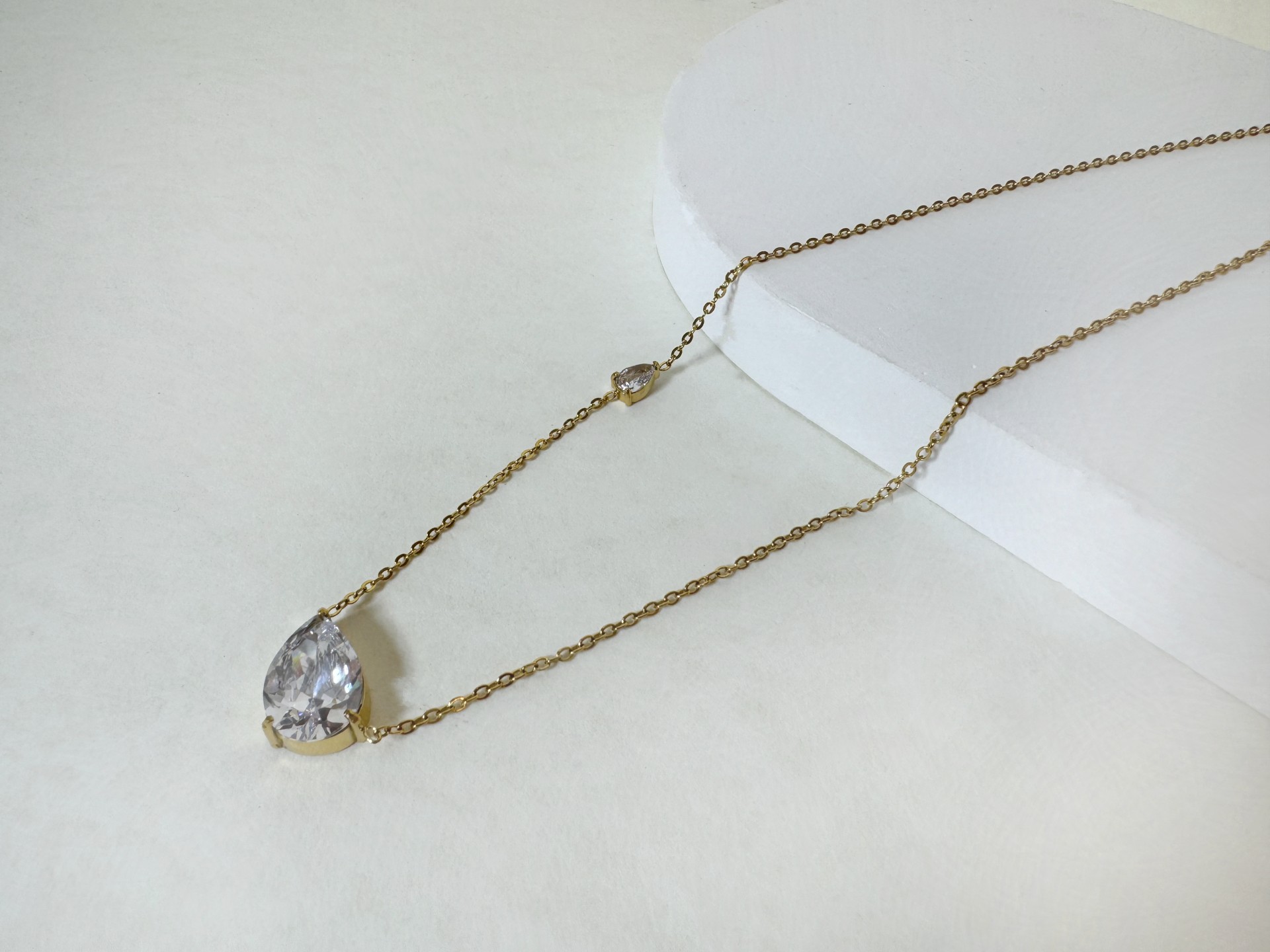 ROZA STAINLESS STEEL NECKLACE 1 Rosa